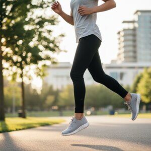 ALLBIRDS Women’s Tree Runners Sneakers Light Gray W7 Sustainable Comfort
